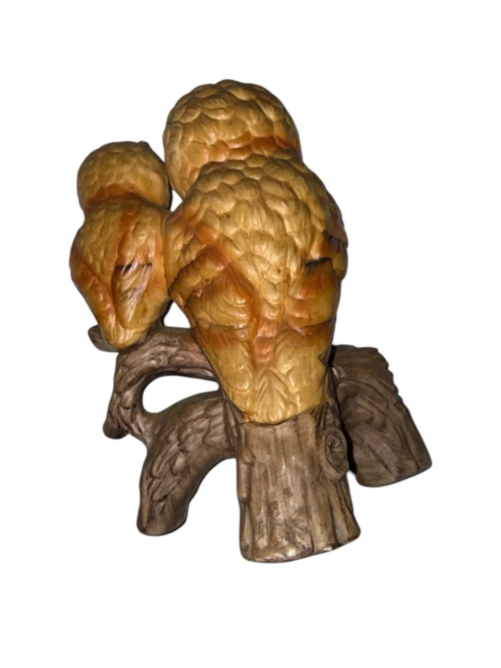 Vintage ceramic bisque owl plug in light - Picture 3 of 3